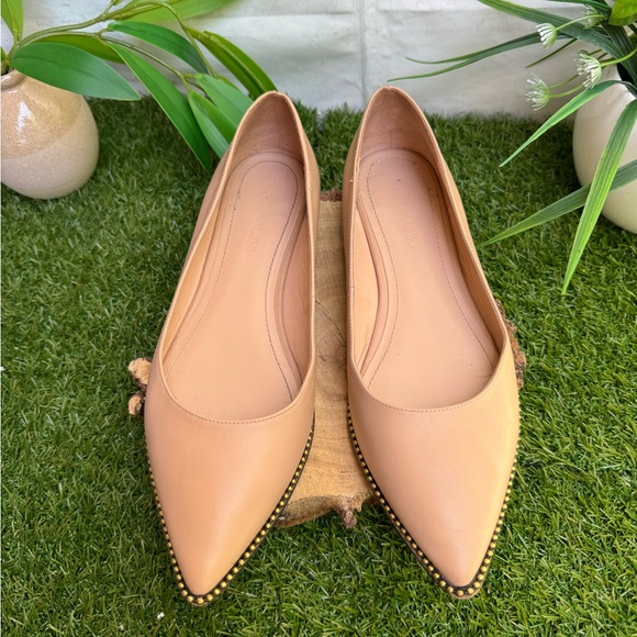 COACH beechwood leather flat shoes size 8.5 - Picture 8 of 12